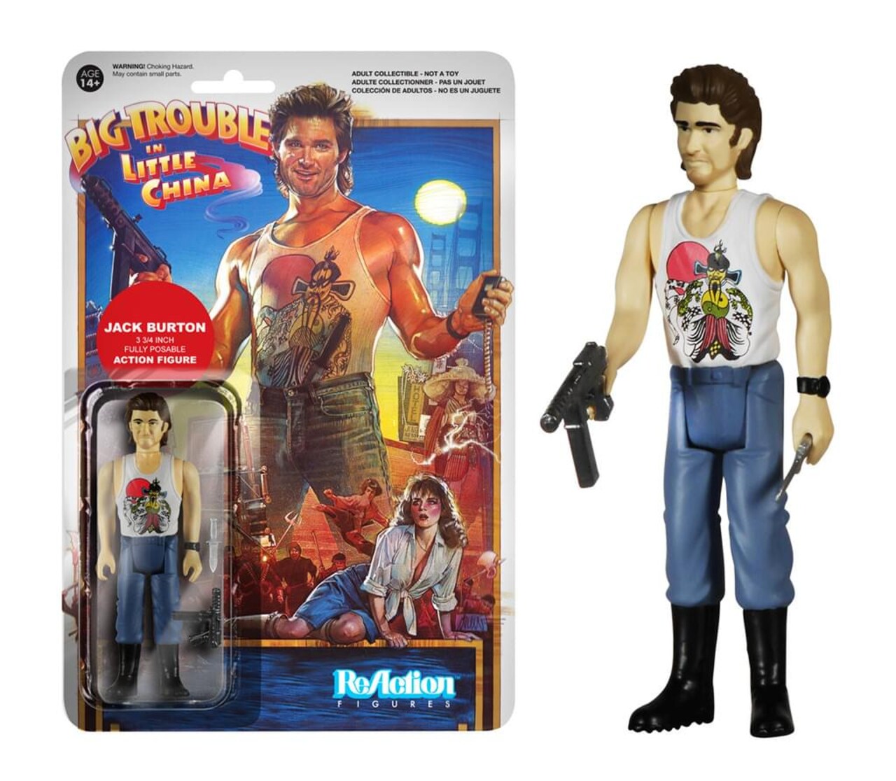 Funko ReAction Big Trouble in Little China Jack Burton Action Figure